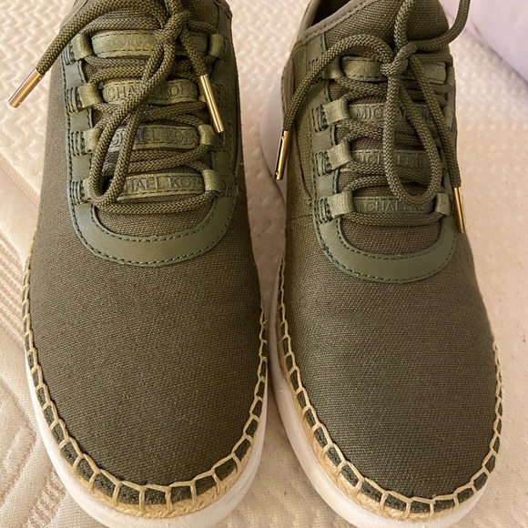 michael kors olive green sneakers